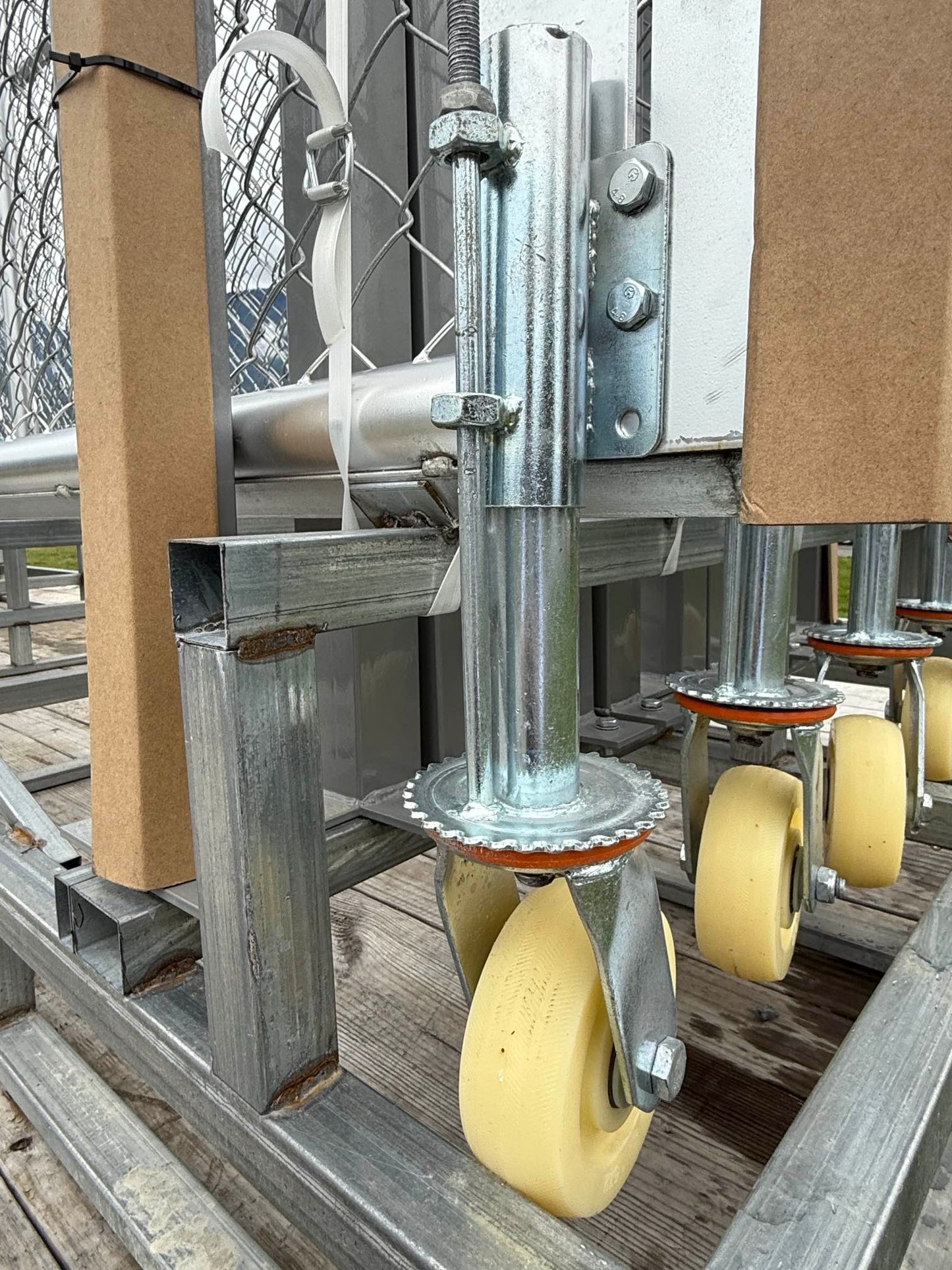 20ft Industrial Style Sliding Metal Gate