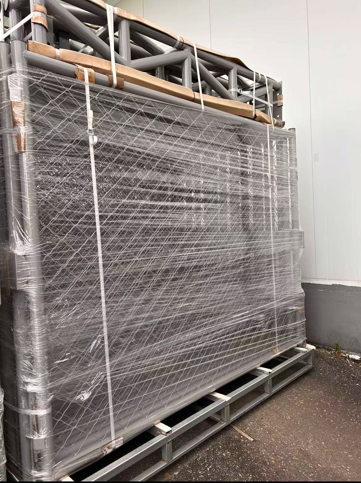 20FTx6FT Industrial Dual Swing Gate with Heavy-Duty Posts